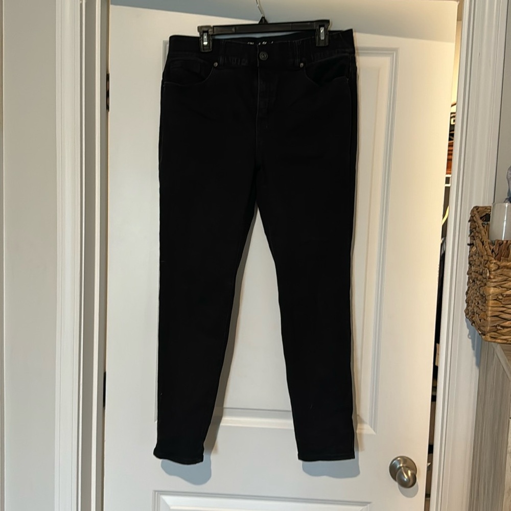 Black flag and Anthem jeans.